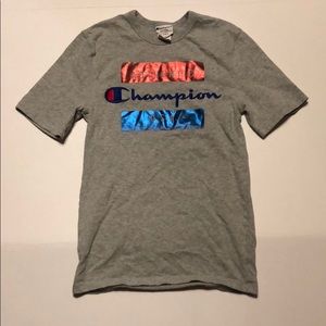 Champion Tee shirt 100% cotton size small 💚